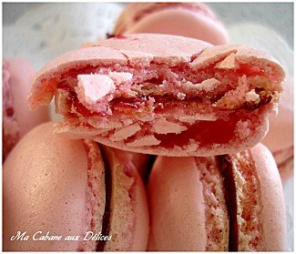 Recette de macarons à la framboise