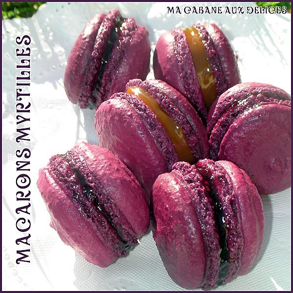 Macarons myrtilles photo 1