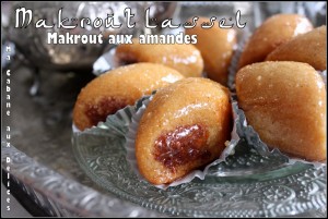 Makrout lassel, makrout aux amandes