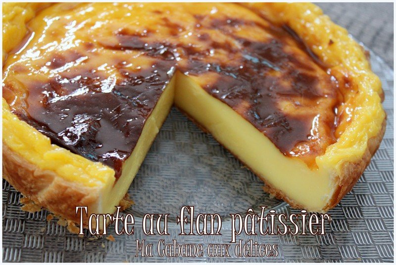 Tarte au flan patissier