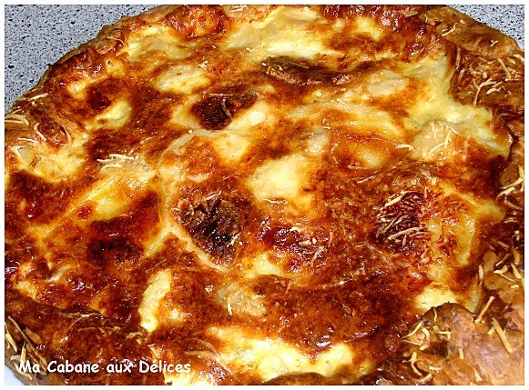 Tarte salée au reblochon