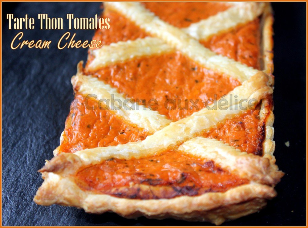 Tarte thon tomate cream cheese photo 1