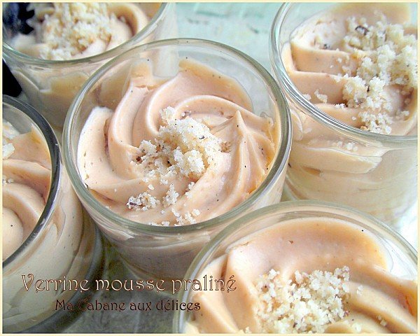 mousse de praliné légère