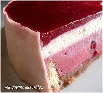 Entremet framboises citron sans cuisson