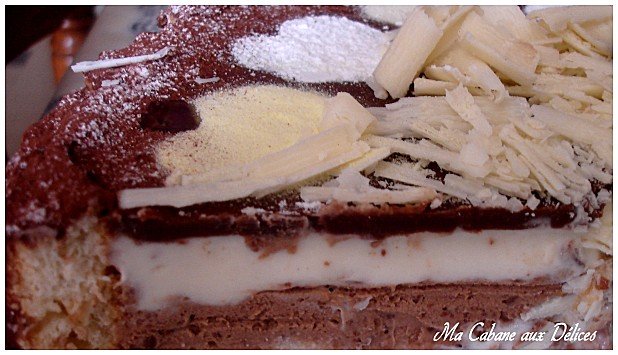 Entremets poires chocolat 