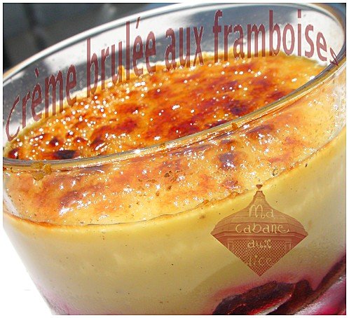 Crème Brûlée aux Framboises