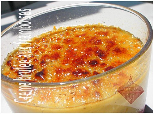 Crème Brûlée aux Framboises