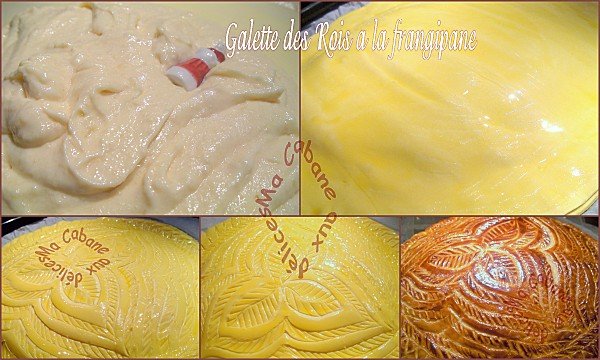 galette des rois frangipane montage