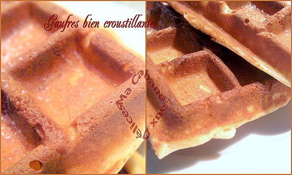 gaufre croustillante