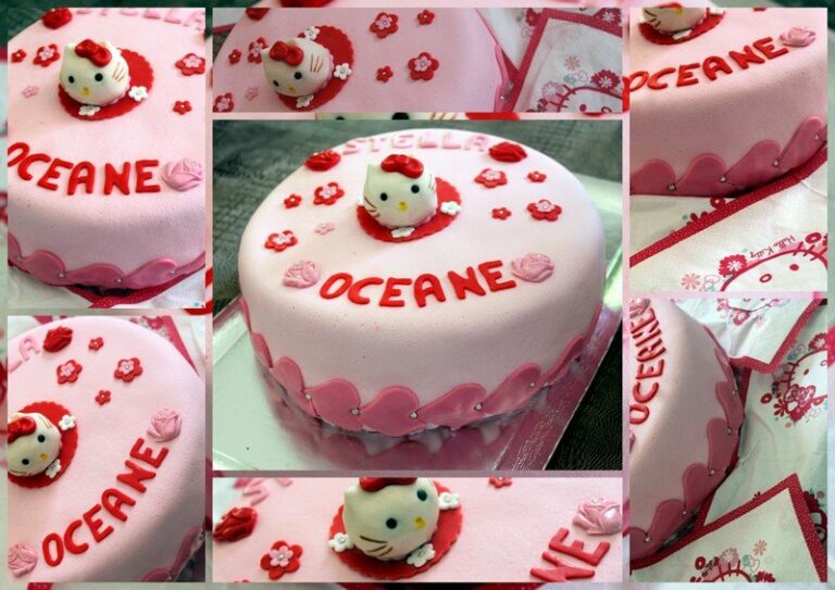 Gateau d'anniversaire Hello Kitty