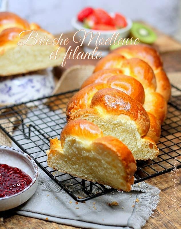 Brioche moelleuse et filante