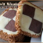 Biscuit bicolore chocolat damier