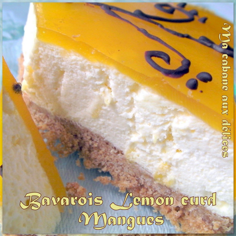 Bavarois lemon curd mangue photo 5