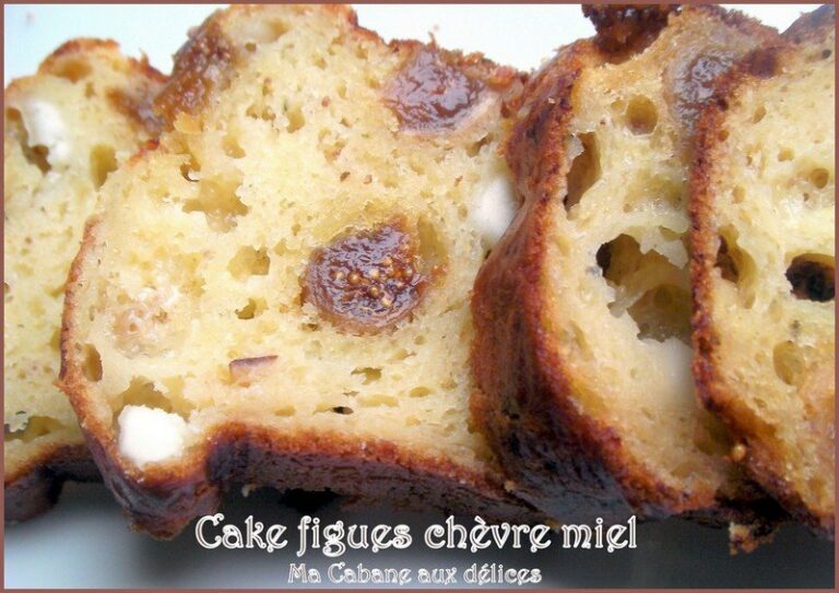 cake chevre figues miel