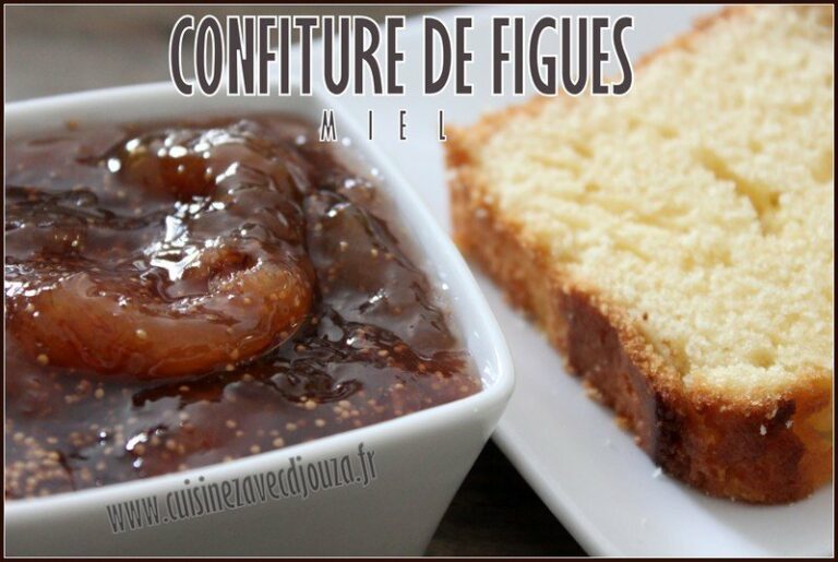 Confiture figues miel