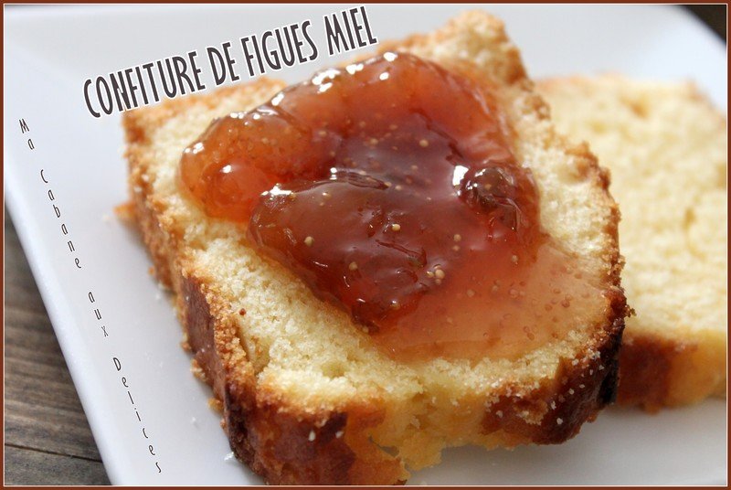 confiture de figue au miel d'abeilles