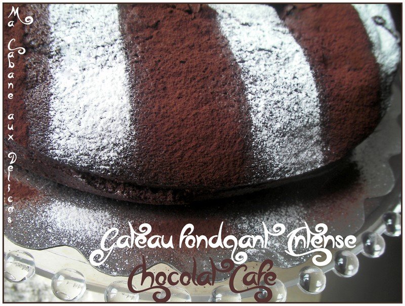 Gâteau fondant chocolat intense