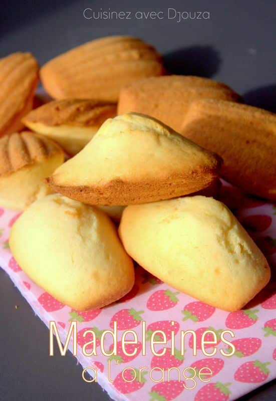 Madeleines à l'orange