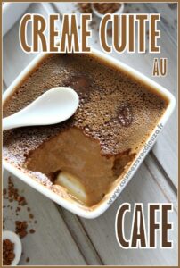 Creme cuite au four cafe