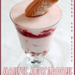 Mousse mascarpone framboises