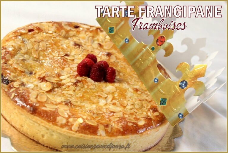 Tarte frangipane framboises