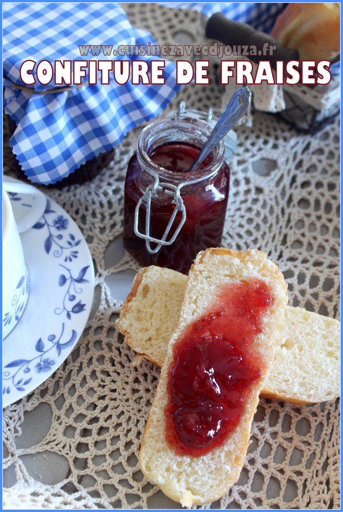 Confiture de fraises