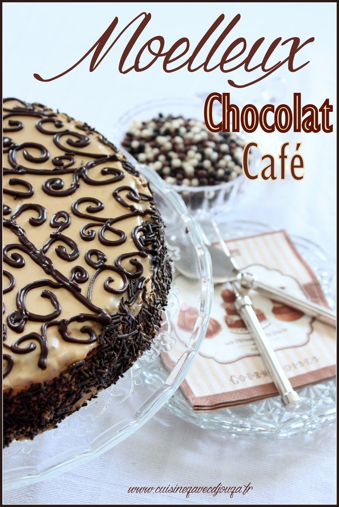 Gateau moelleux chocolat café