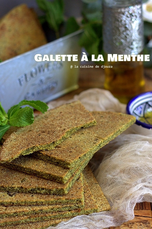 Galette à la menthe