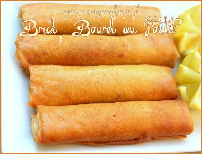 Brick ou bourek au poulet