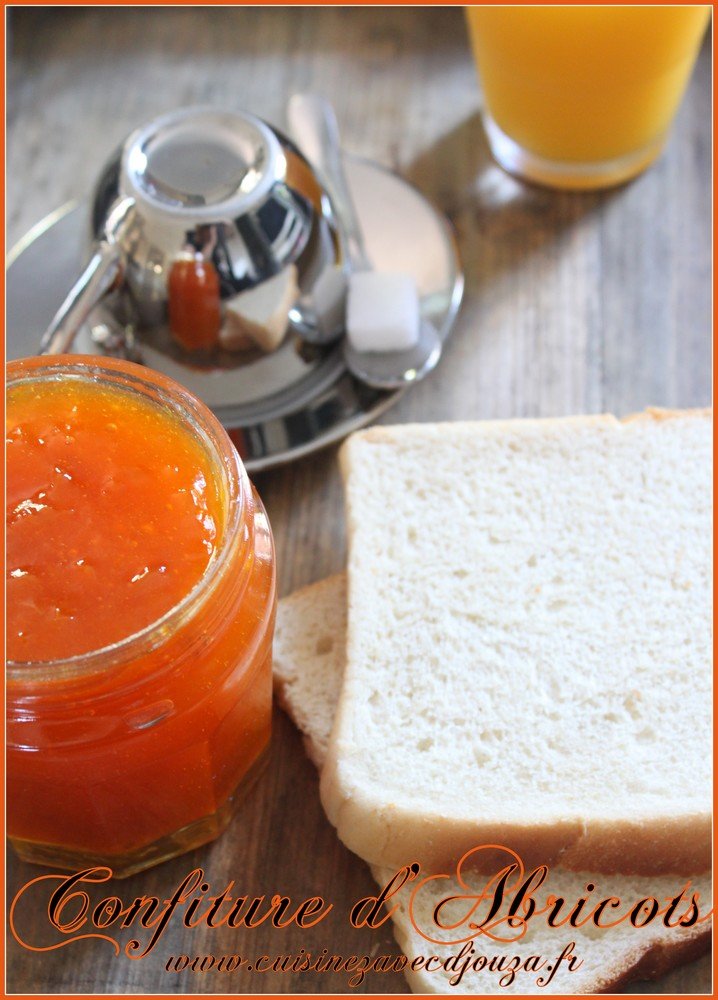 Délicieuse Confiture d'Abricots frais du jardin