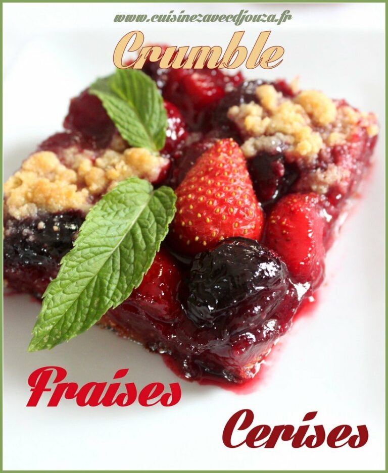 Crumble Cerises Fraises