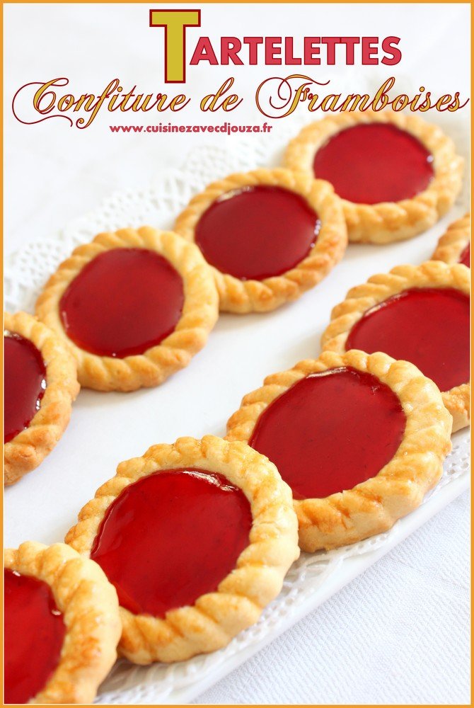 Tartelettes confiture de framboises