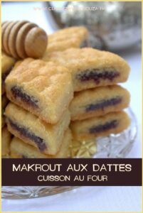 Makrout aux dattes au four