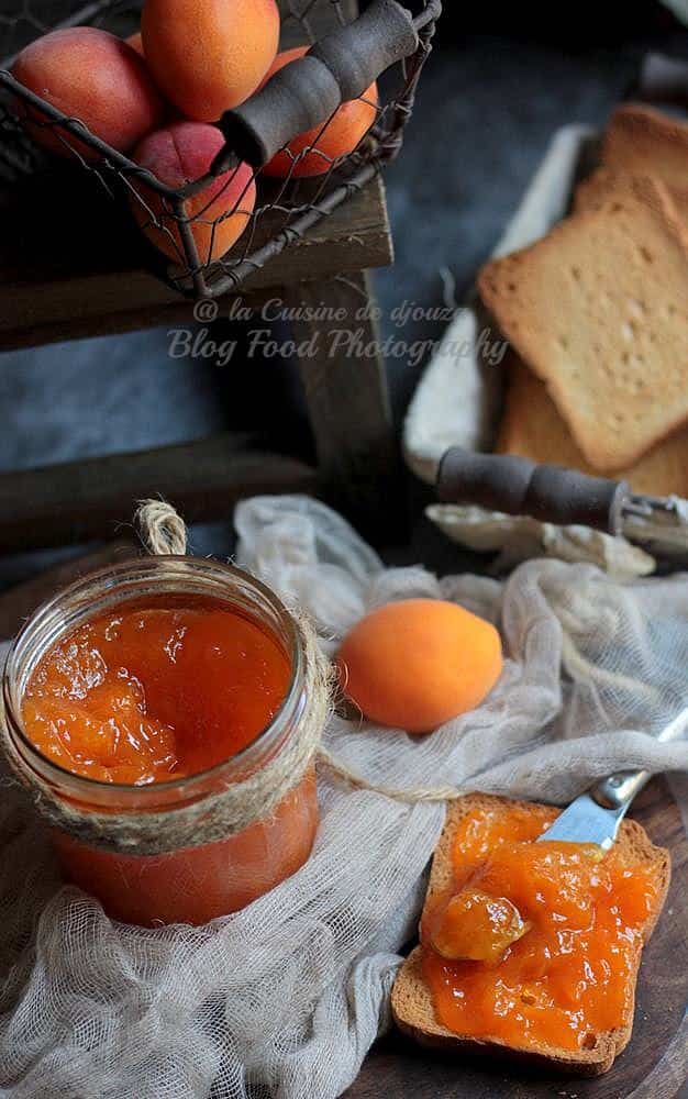 confiture d'abricots agar agar