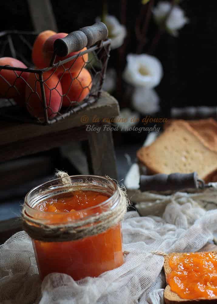 confiture d'abricots agar agar allégée au sucre stevia