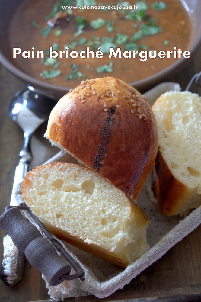 Pain brioché hyper moelleux marguerite