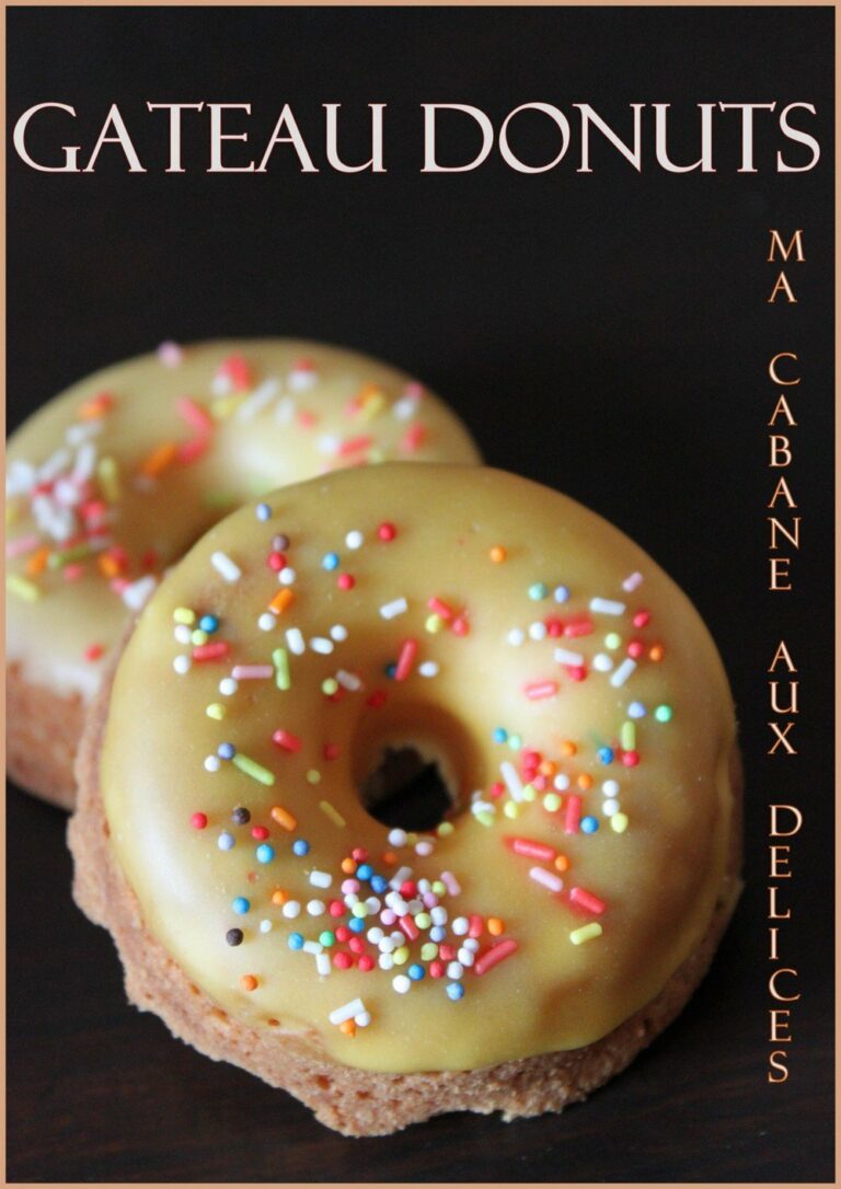 Gateau donuts au four