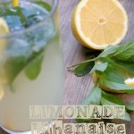 Limonade libanaise menthe fraiche fleur d'oranger