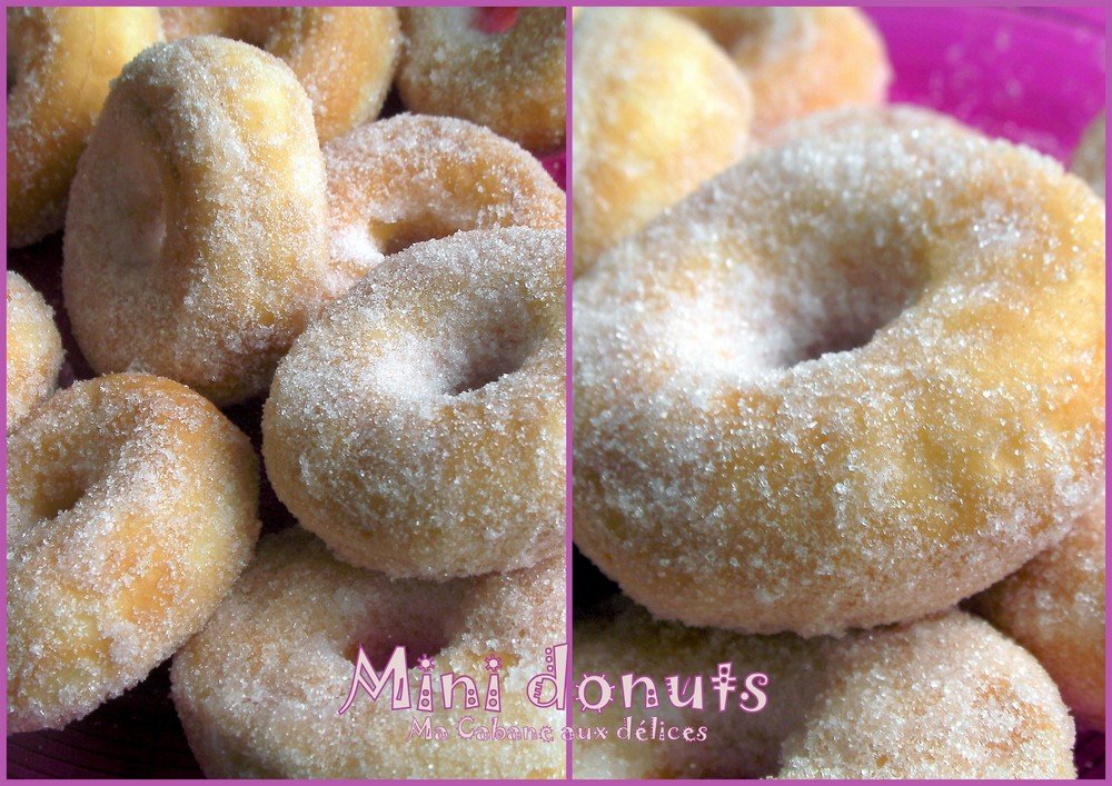 mini donuts au sucre