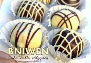 Bniwen cake ball algerien