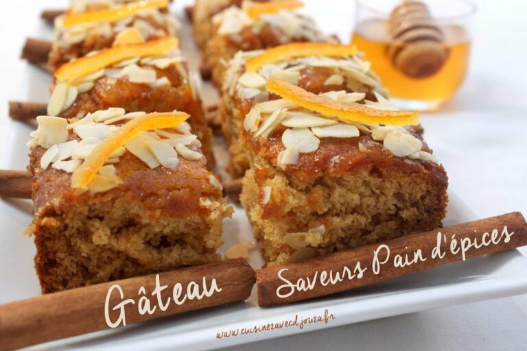 Gateau moelleux saveurs pain d'épices