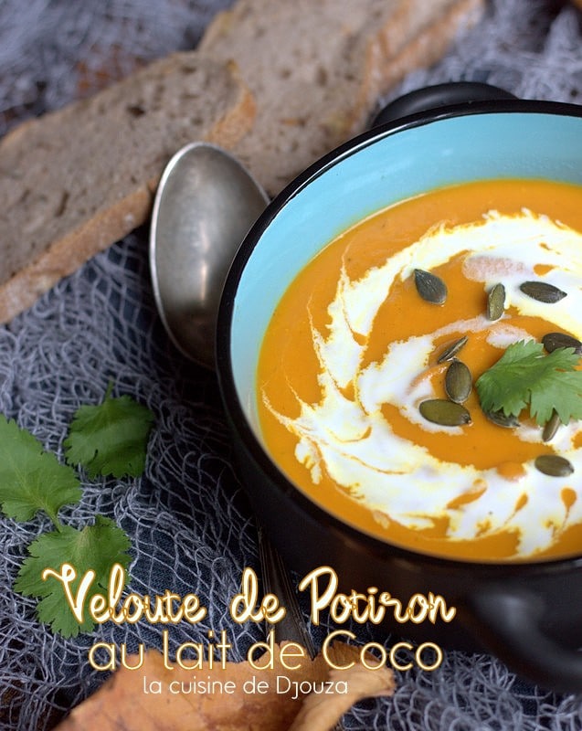 Velouté de potiron au lait de coco facile