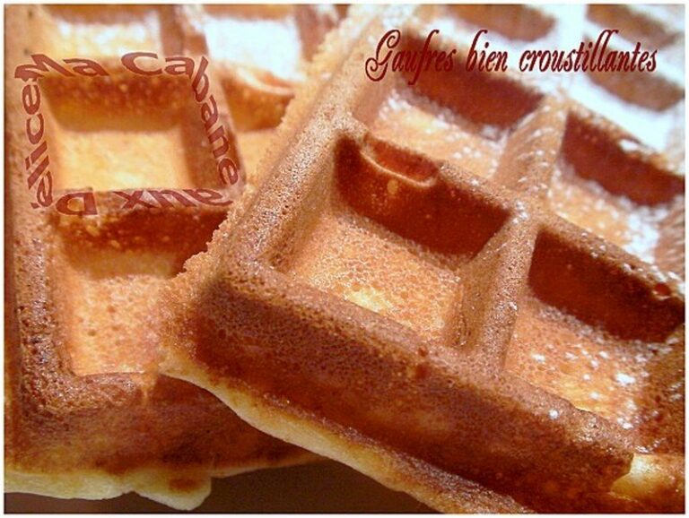 Gaufre croustillante