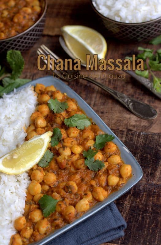 Curry de pois chiches channa massala