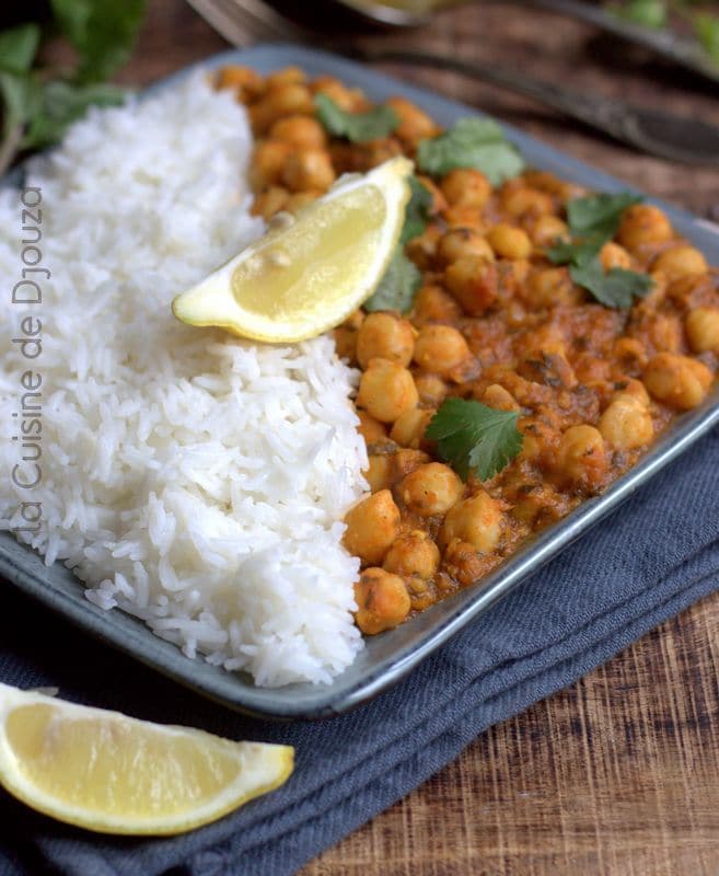 Chana massala curry