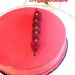 Entremet bavarois aux framboises