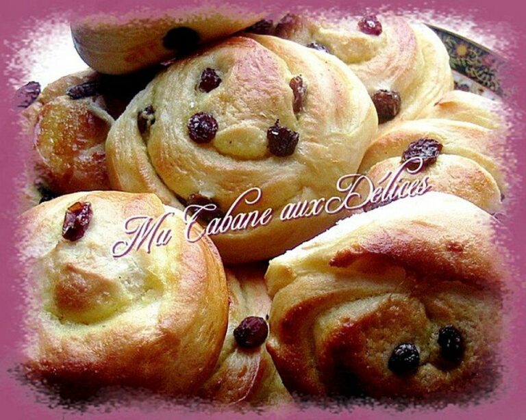 Pain aux raisins maison