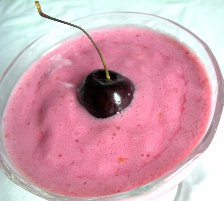 Smoothie fraise framboise allégé