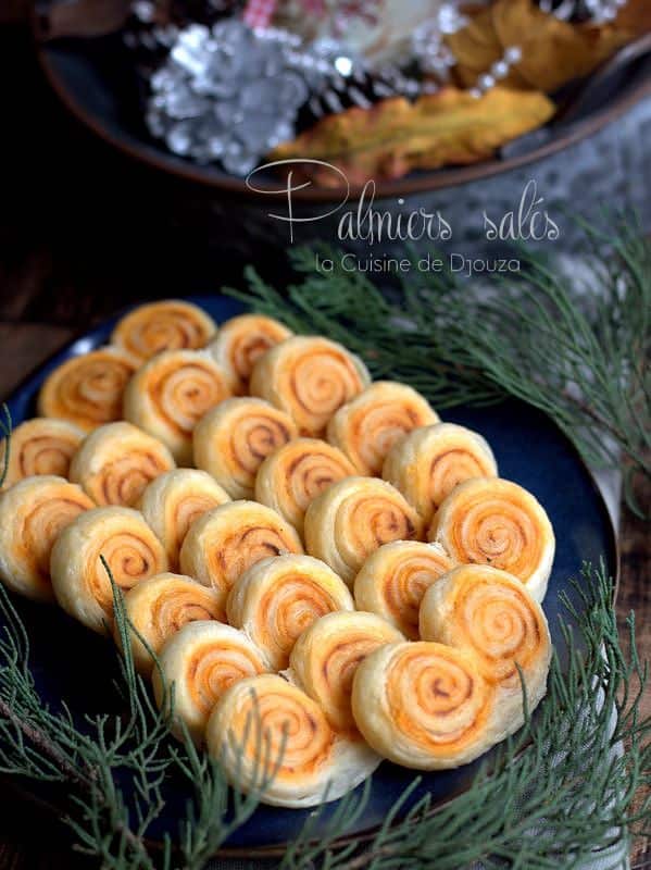 Palmiers feuilletés salés