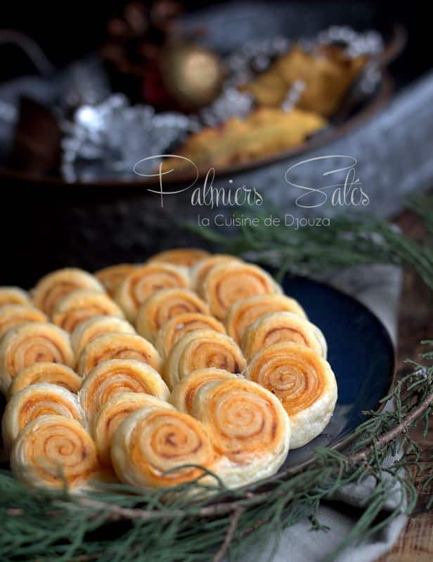 palmiers salés et feuilletés pour apéro